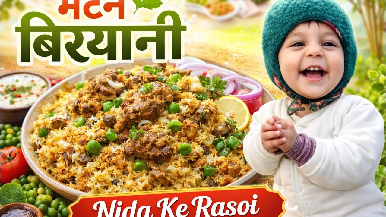 दमदार मटन बिरयानी | होटल जैसी बिरयानी घर पर | Nida Ke Rasoi