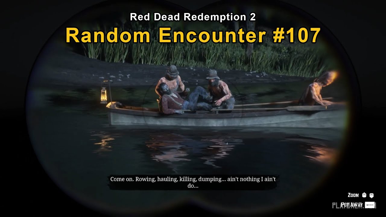 Murfree Brood dumping bodies - Random Encounter #107 - Red Dead Redemption 2