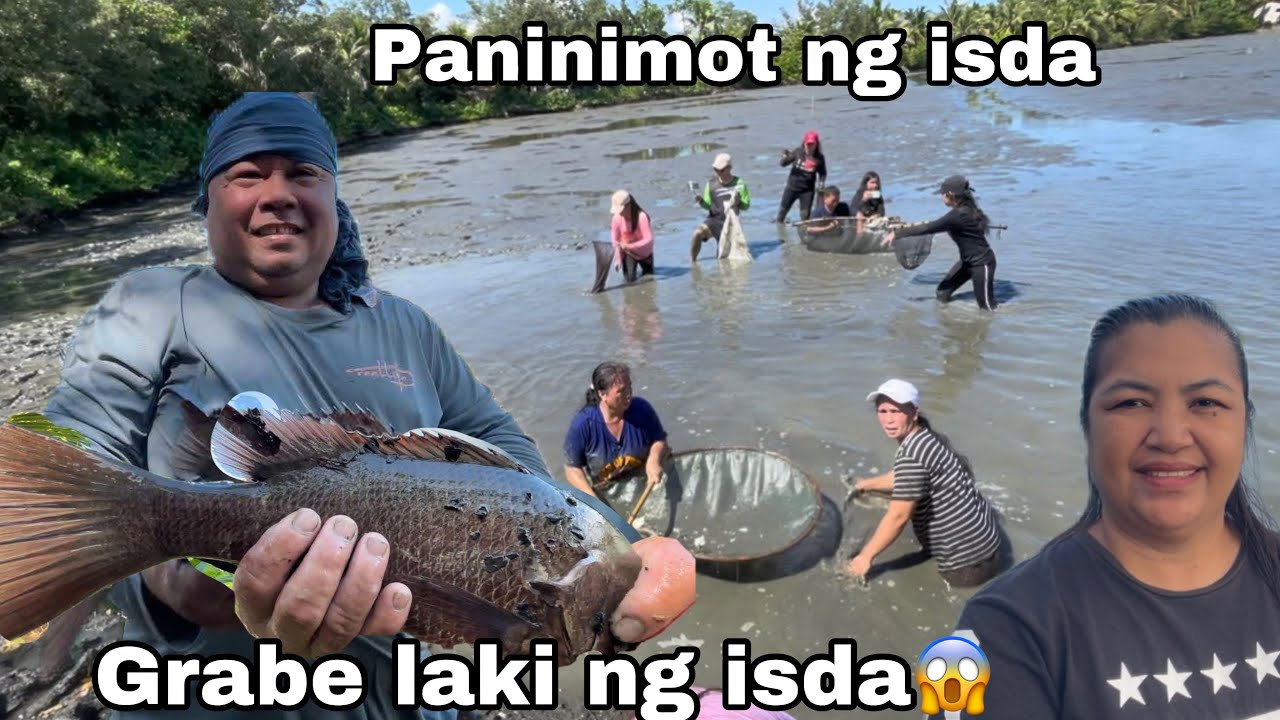 Masaya ang paninimot ng isda sa Palaisdaan | Maraming huling isda