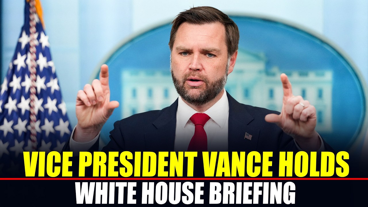 LIVE: Vice President JD Vance Holds White House Briefing | USA | Trump | Iran war | India| Russia