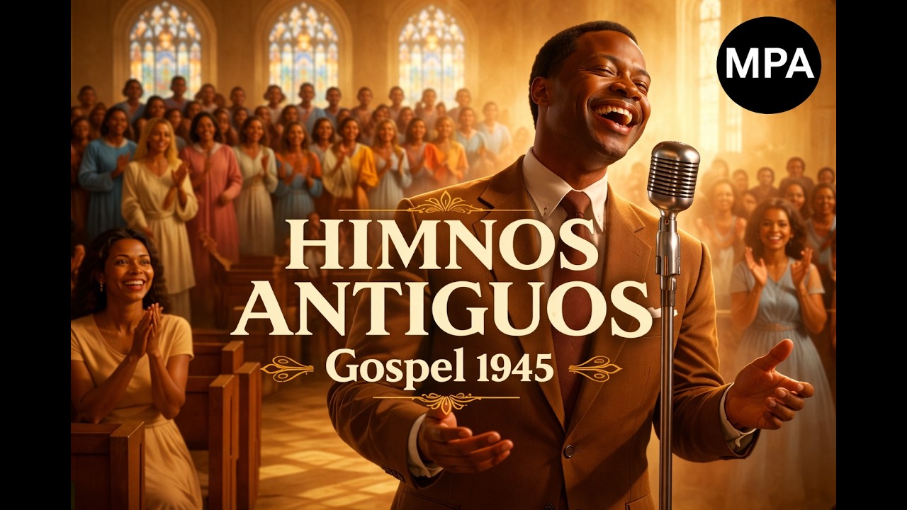Himnos Antiguos &ndash; Evangelio 1945   30 minutos de COMUNION CON Dios