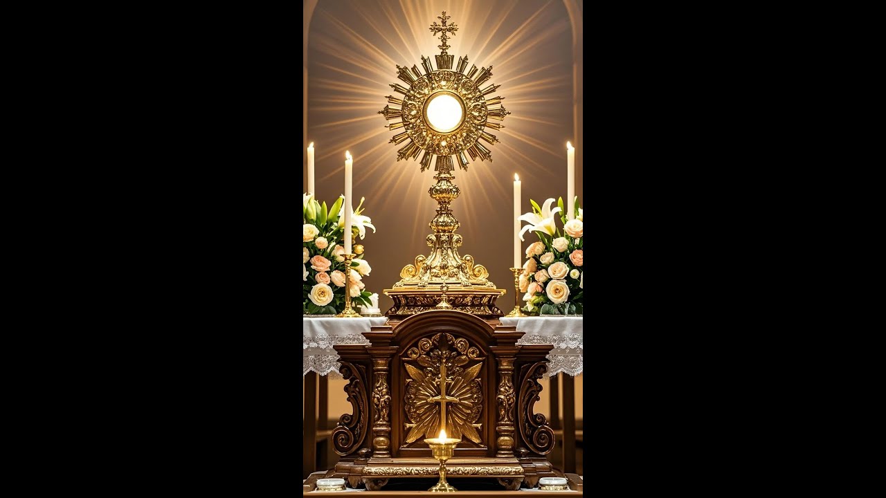 Five Minutes with Jesus in the Blessed Sacrament When Light Returns Gently, Not Suddenly 🌅✨