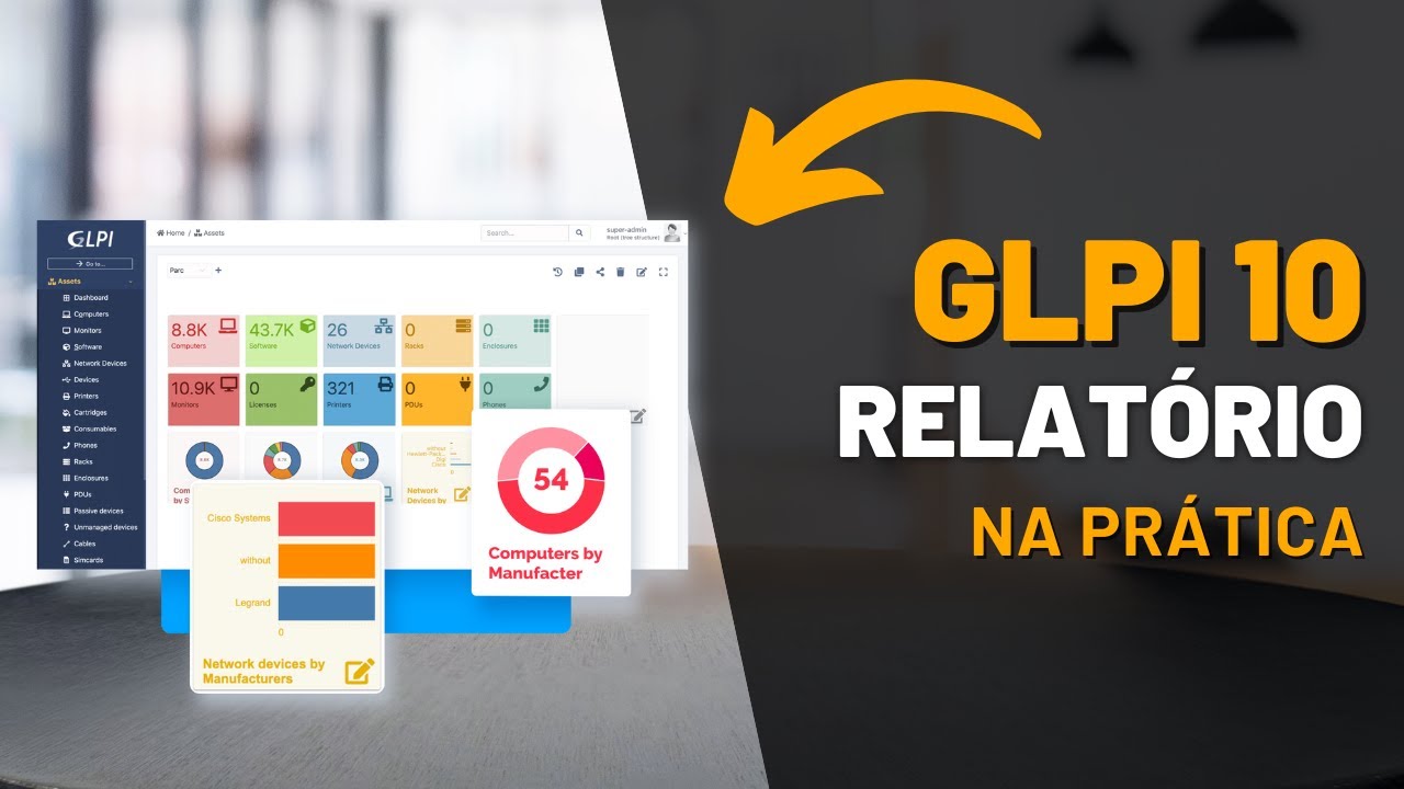 Apresentação do Plugin de relatórios no GLPI 10 #glpi