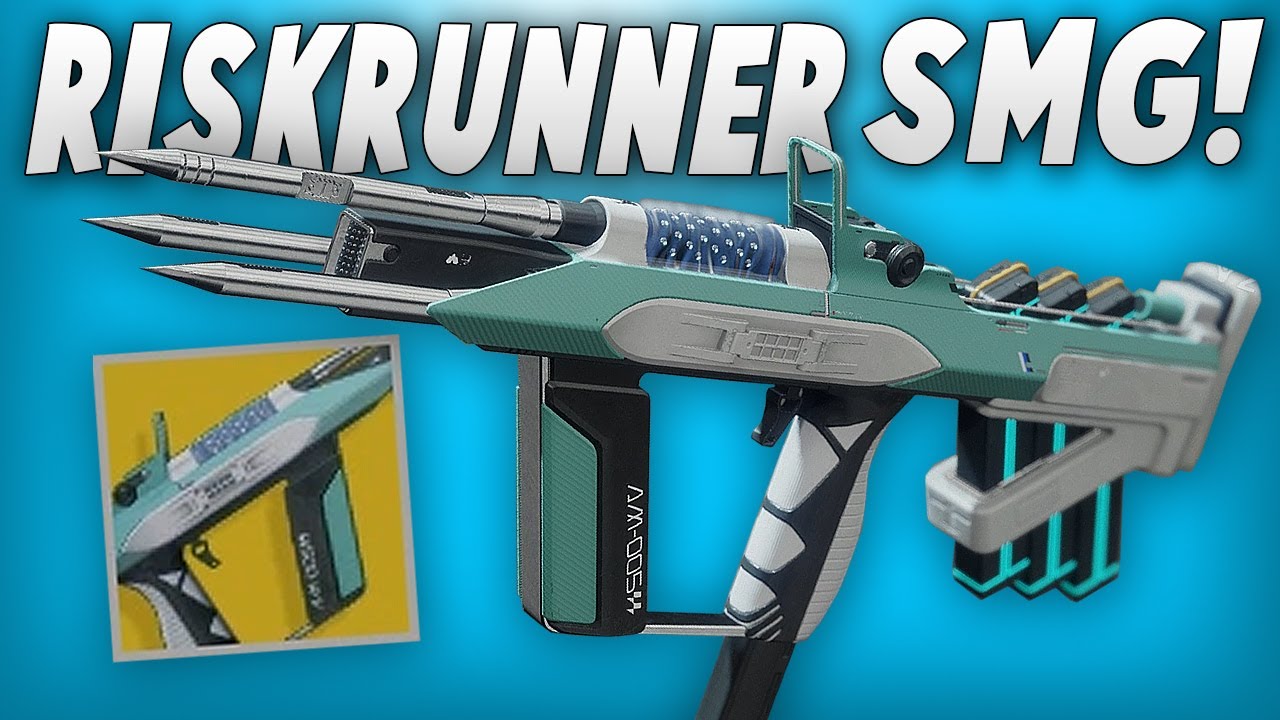 THIS GUN IS AWESOME! Destiny 2 NEW Exotic SMG Riskrunner Crucible Gameplay! (Funny Moments)