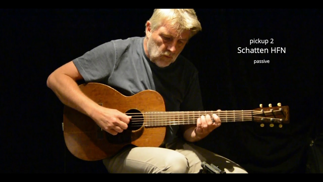 pickup comparison: K&K / Schatten HFN - in one and the same guitar
