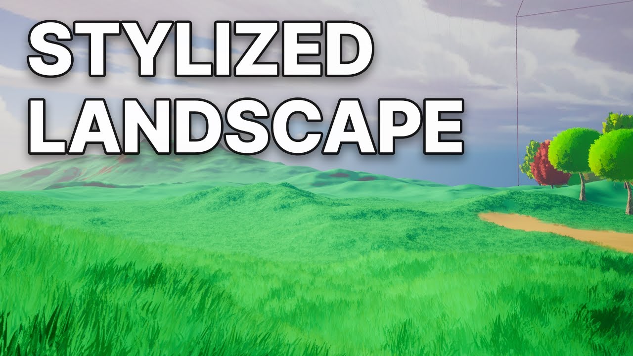 Create Stylized Landscape w/ Auto-Cliff Material - Unreal Engine 5 Beginner Tutorial