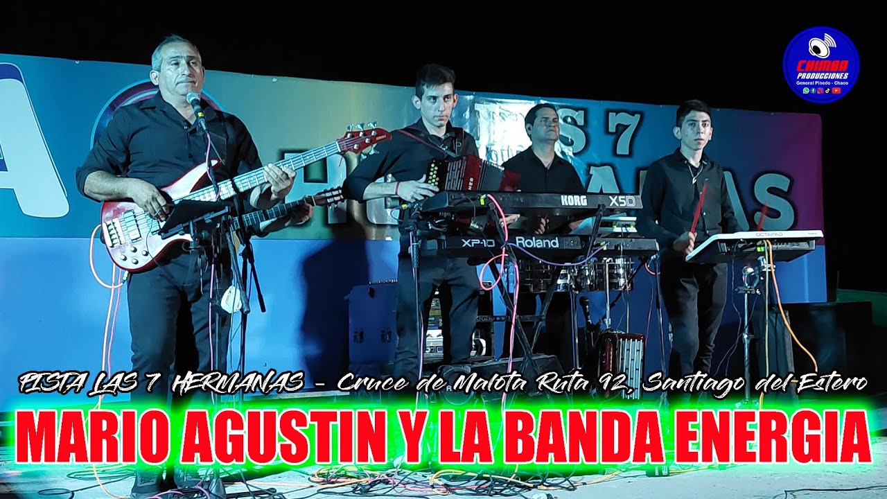 Mario Agustin y La Banda Energia en pista Las 7 Hermanas   06 01 24