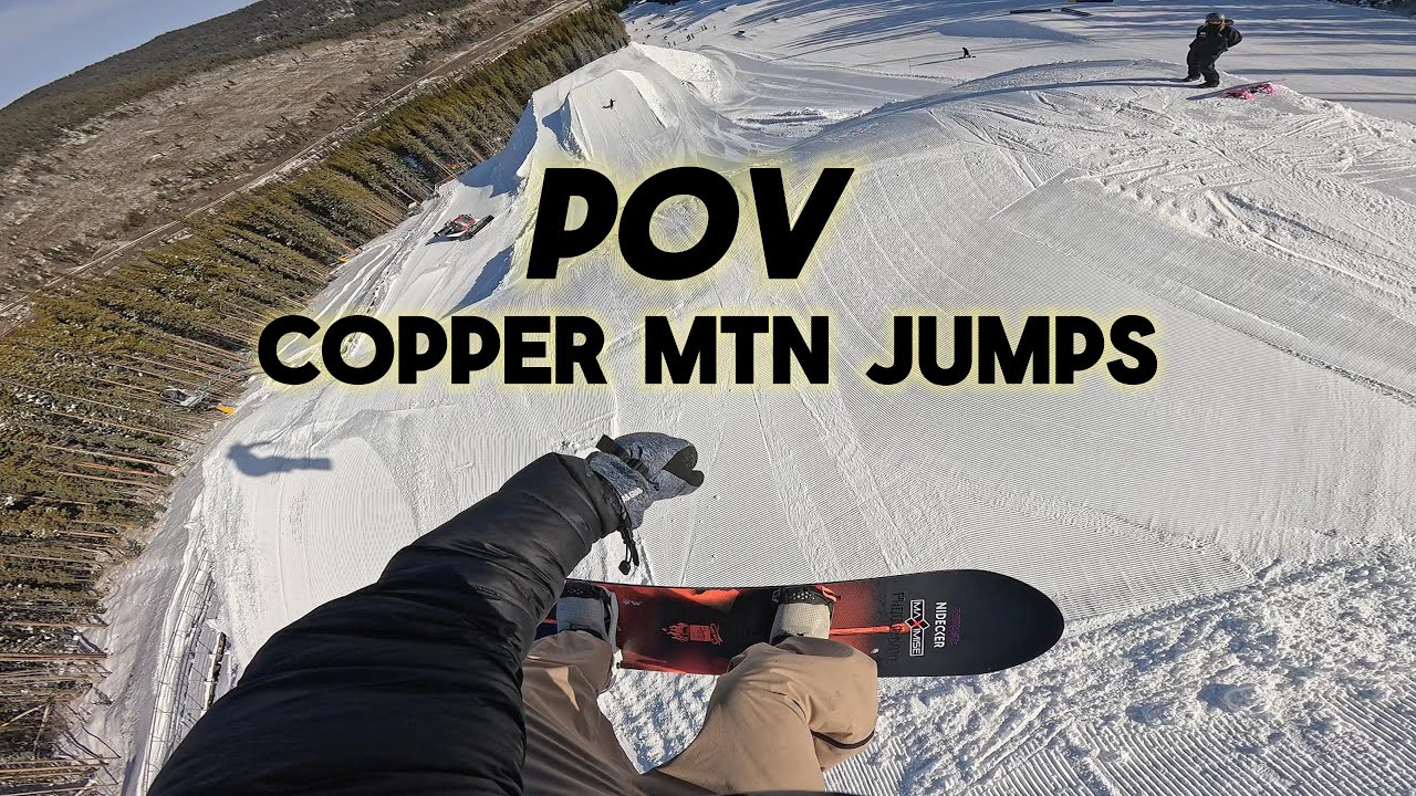 POV: First day opening of Copper Mountains XL jump Line