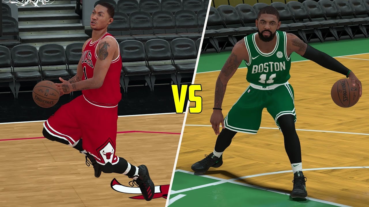 MVP Derrick Rose Vs Kyrie Irving! NBA 2K18 Challenge Gameplay!