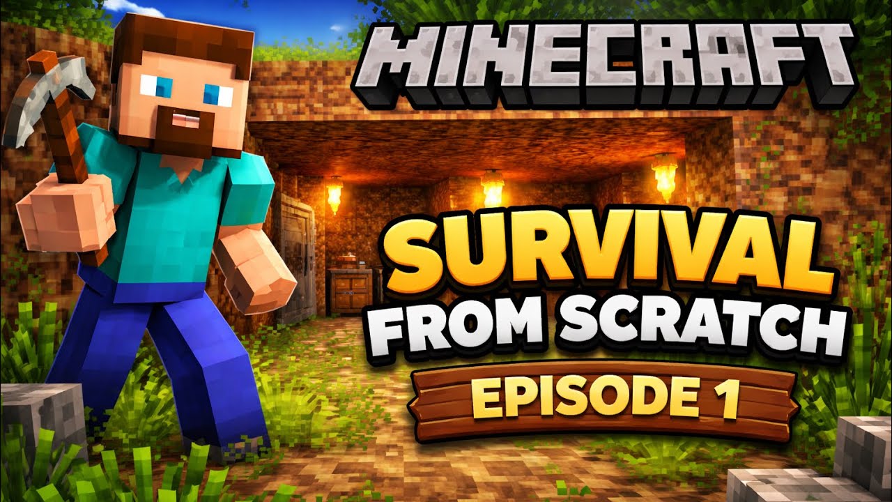 Minecraft Survival From Scratch – Episode 1