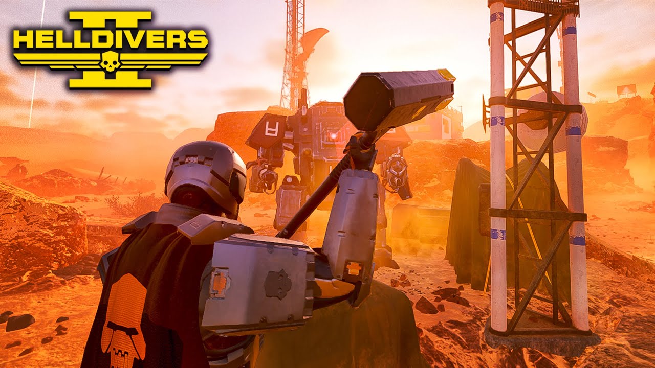 «Молот прорыва» — это БЕЗУМИЕ! — Лучшее оружие ближнего боя в Helldivers 2.