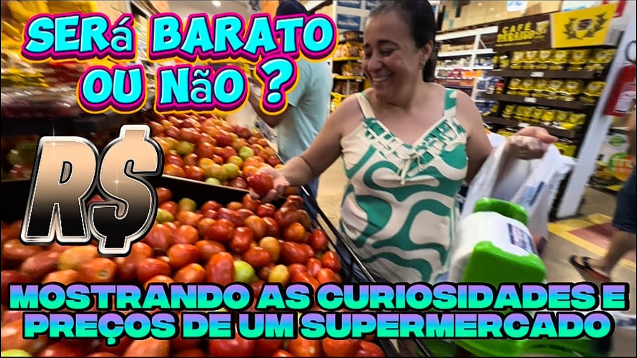 Mostrando as curiosidades e preços de um supermercado 
