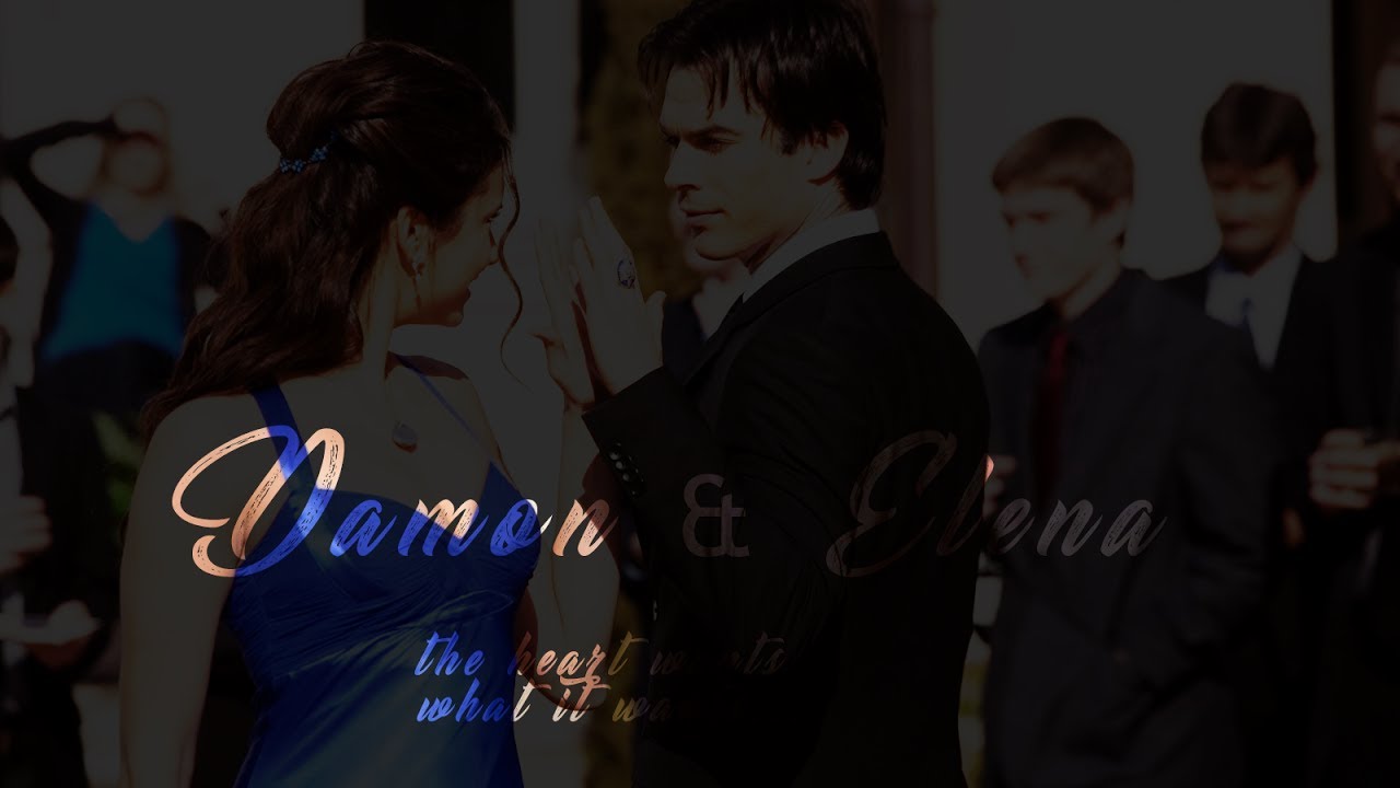 damon & elena | the heart wants what it wants