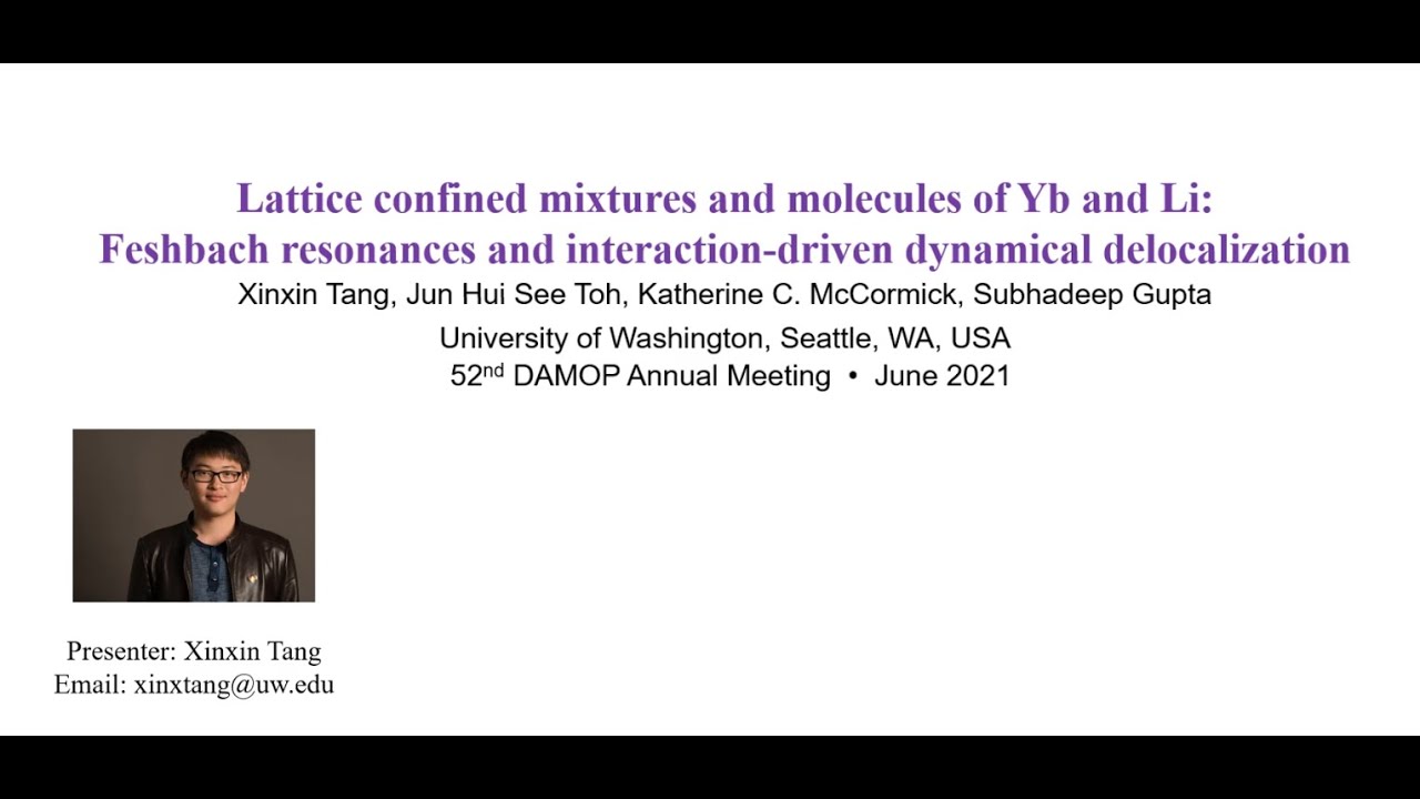 Science Poster | Quantum Dynamics (2021 DAMOP)