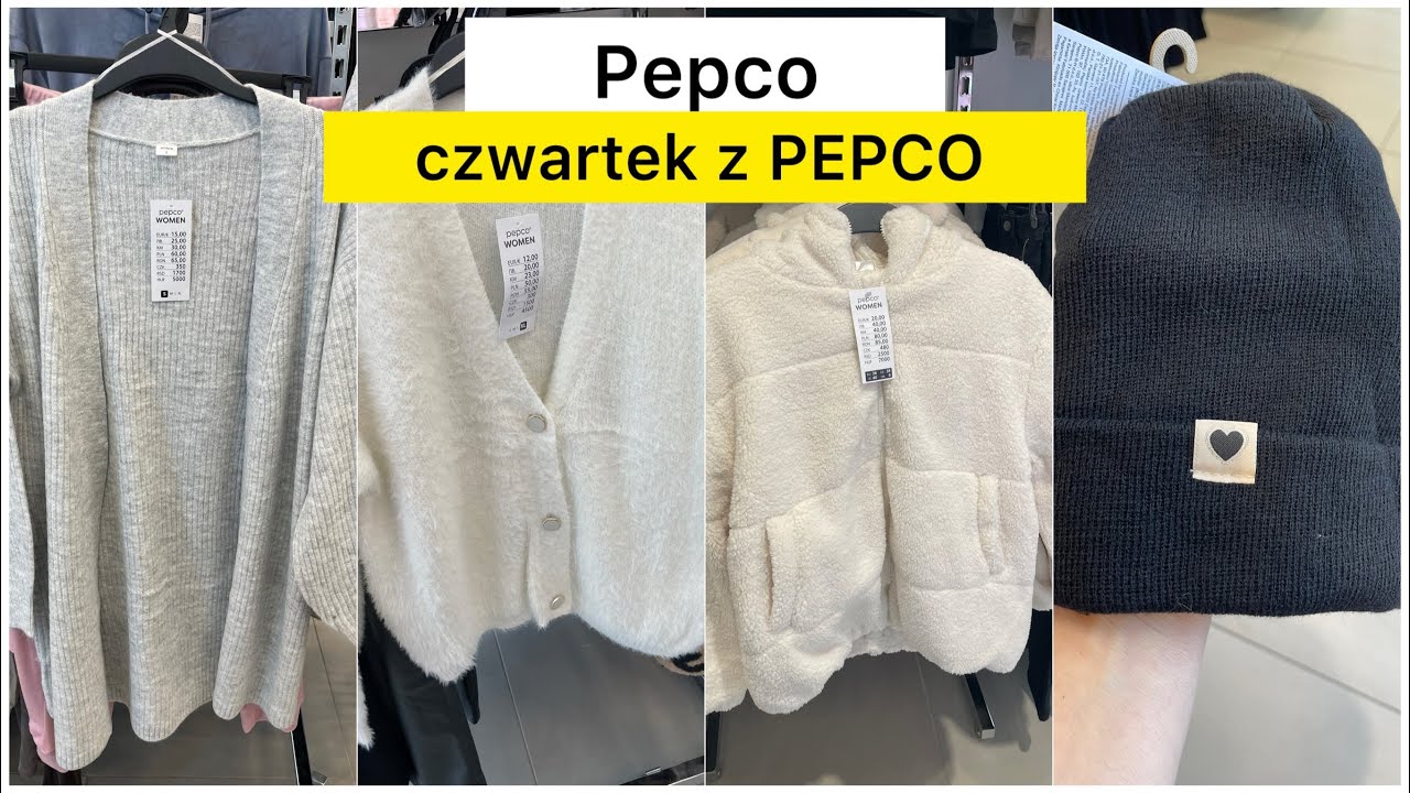 PEPCO WŁOCHATY SWETEREK CZAPKA Z SERDUSZKIEM PIŻAMKI I INNE NOWOŚCI