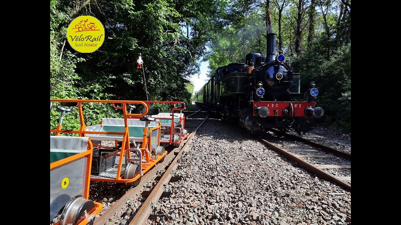Reportage : Le Vélo Rail Sud Alsace.