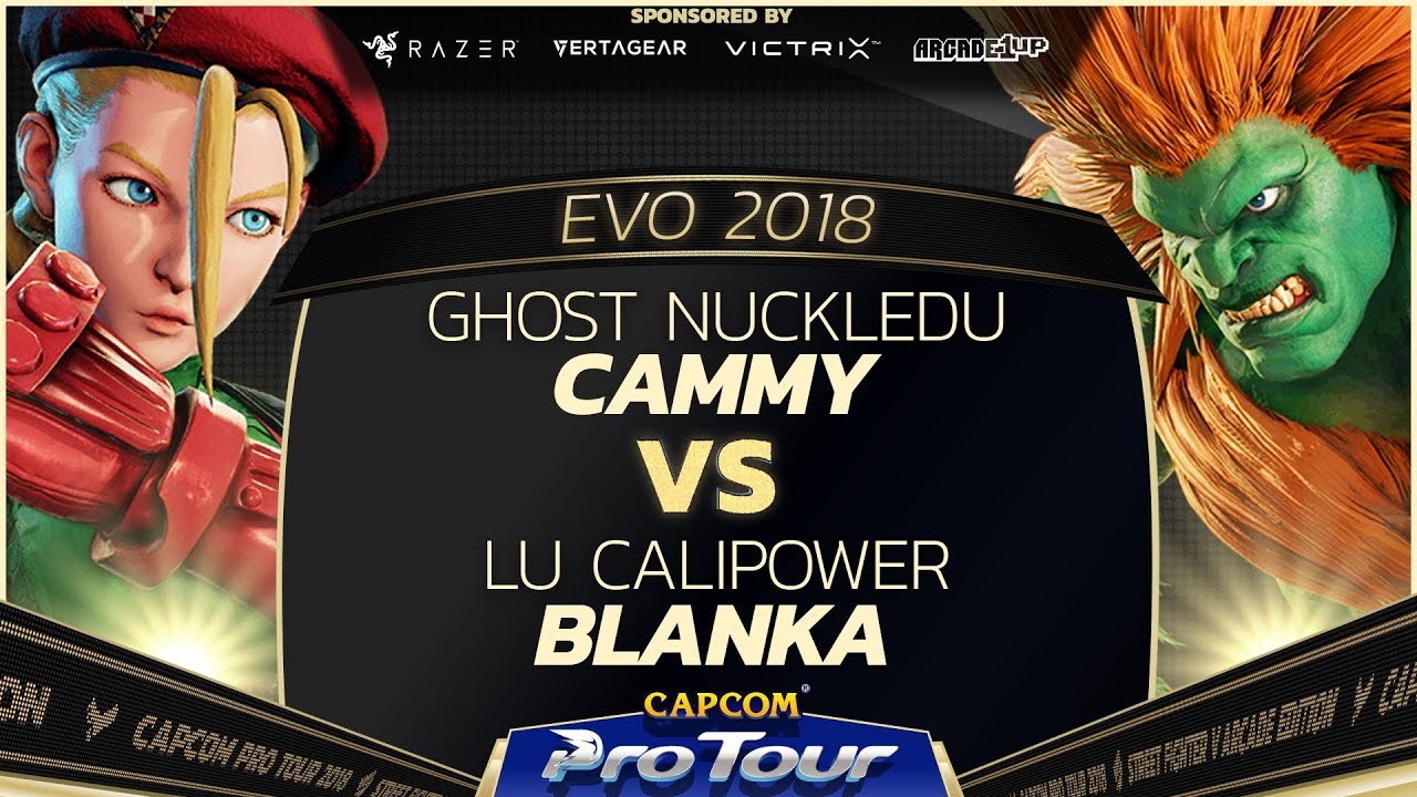 GHOST Nuckledu (Cammy) vs LU Calipower (Blanka)  - EVO 2018 - Pools - SFV - CPT 2018