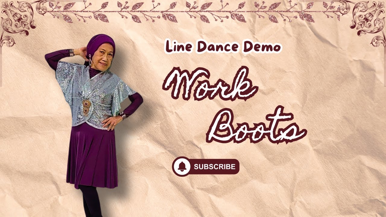 Work Boots Line Dance Demo | Choreo: Paula-jayne Ogilvie (AUS) | absolute beginner | Dec 2025