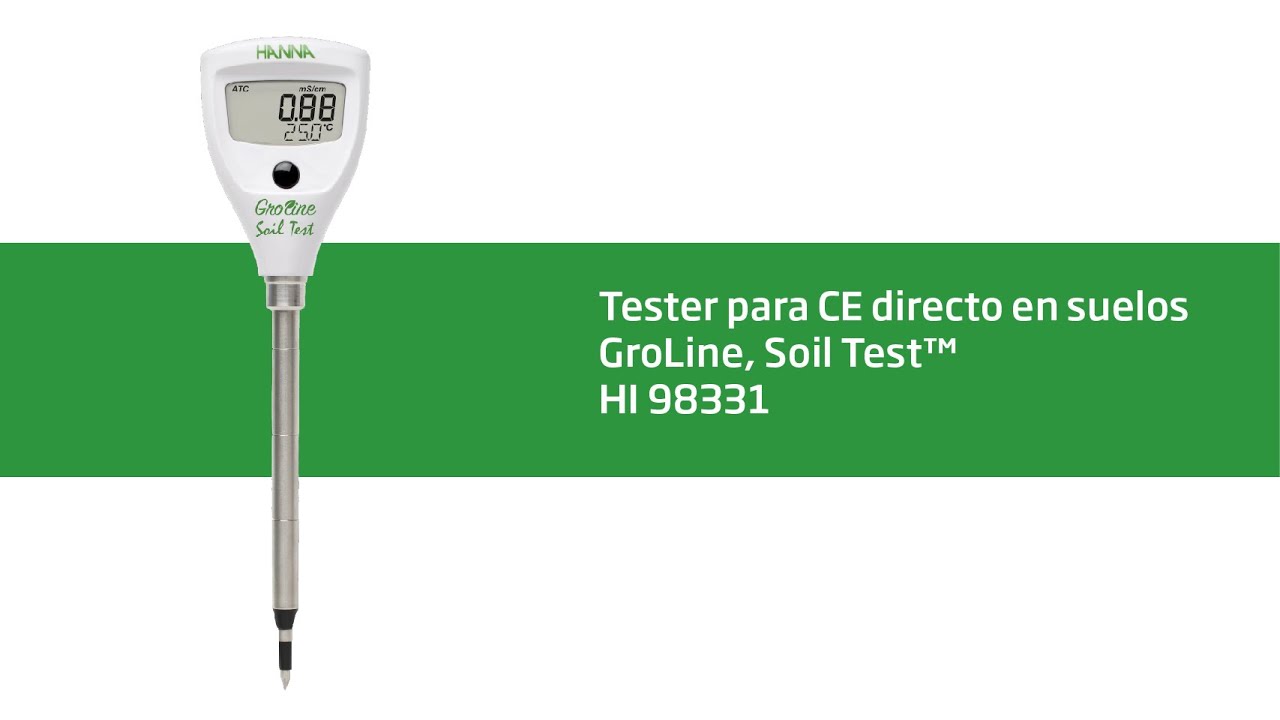 HI98331 Medidor de CE y Temperatura (Directo en suelo)