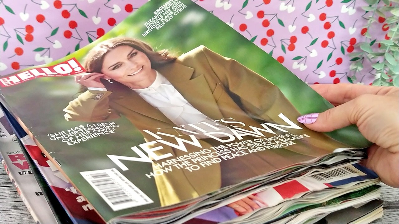 ASMR Water-Damaged Magazines To Fall Asleep to • Page Turning •  No Talking