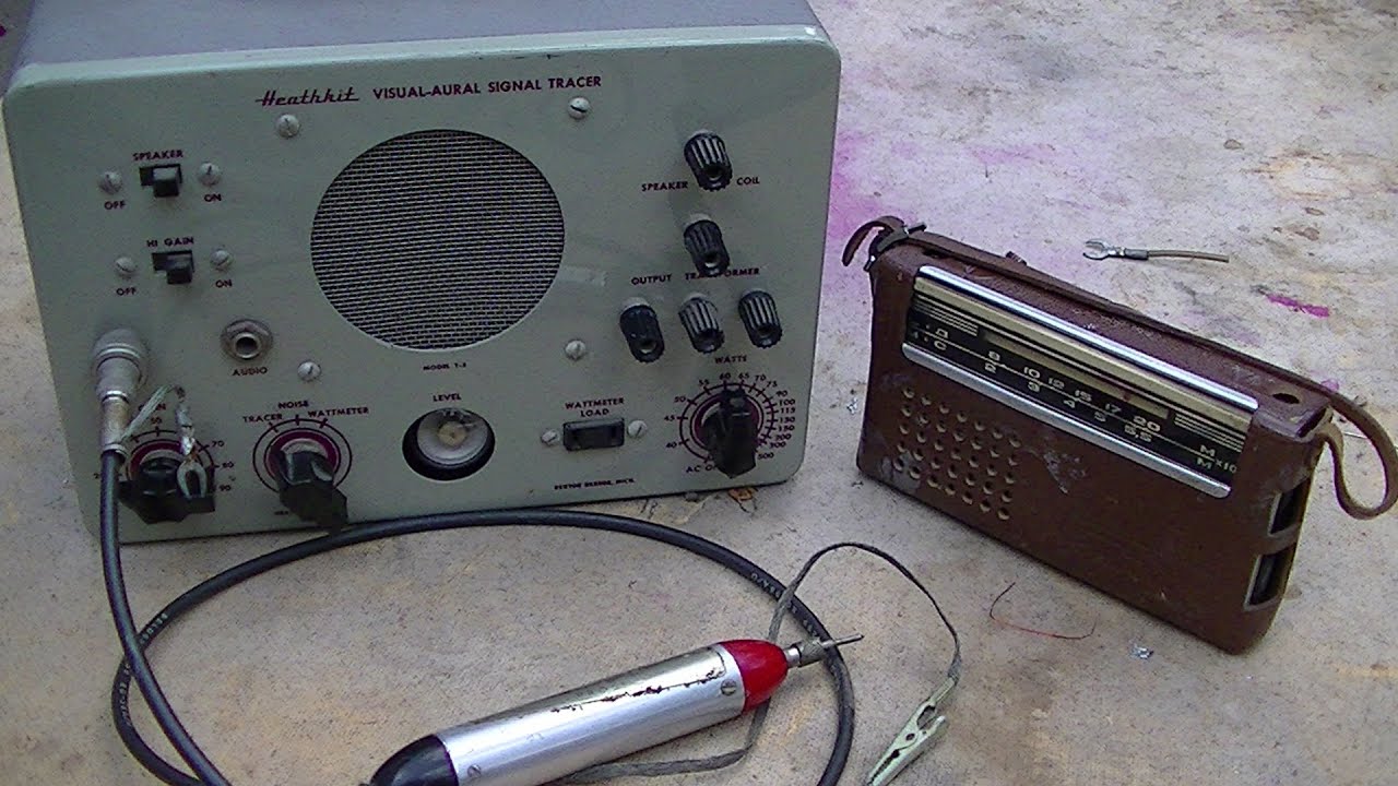 Heathkit Signal Tracer and Pocket Radio Repair