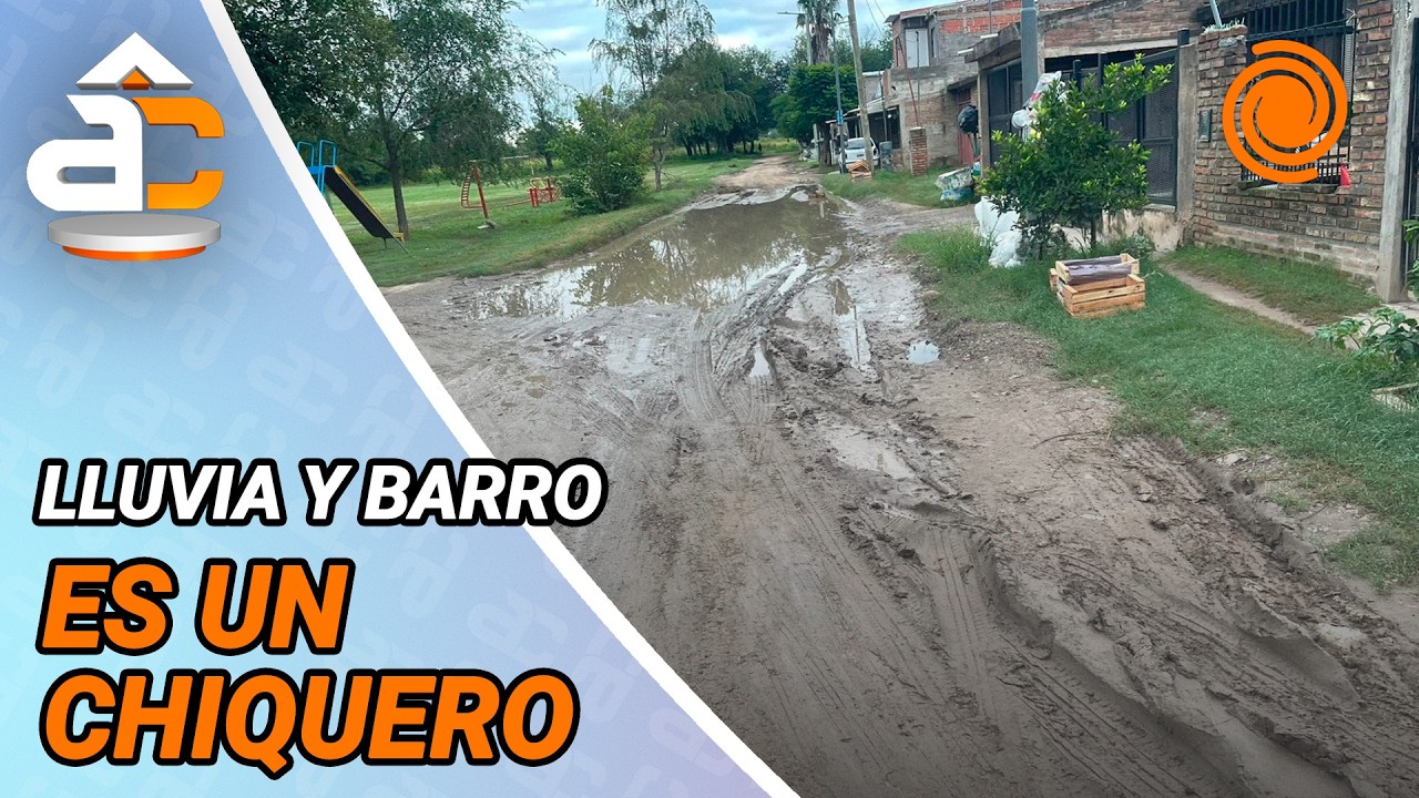 SIN COLECTIVO por calles INTRANSITABLES: una mamá lloró porque sus hijas no pueden ir a la escuela