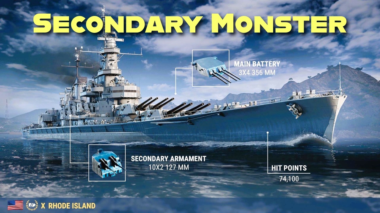 Rhode Island is my favorite brawler in World of Warships Legends right now