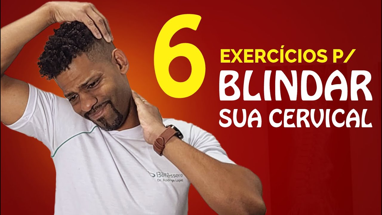 ADEUS DOR CERVICAL! - 6 Exercícios de fortalecimento p/ prevenir dores no pescoço
