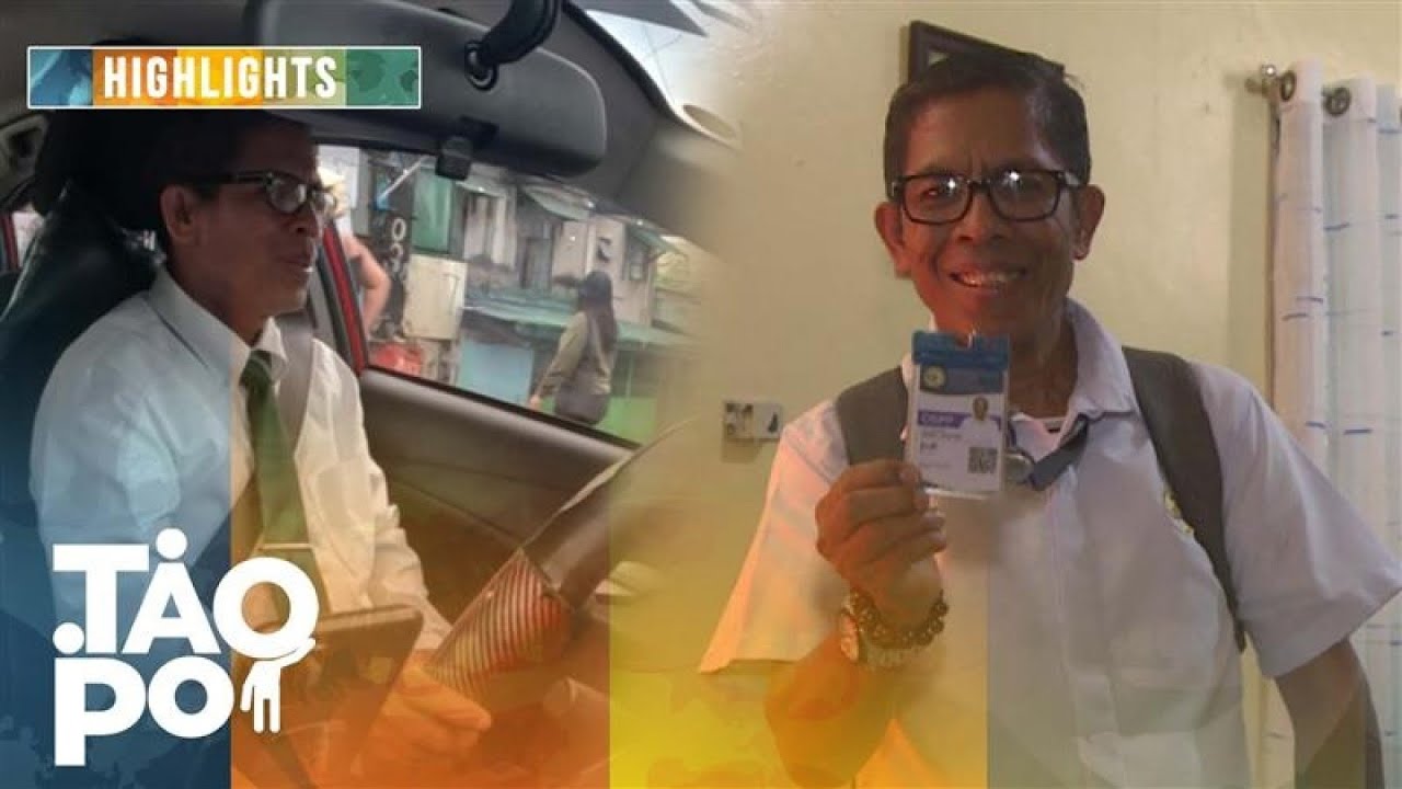 'Tao Po': 55-year-old TNVS driver nag-aaral sa kolehiyo para abutin ang pangarap na maging abogado
