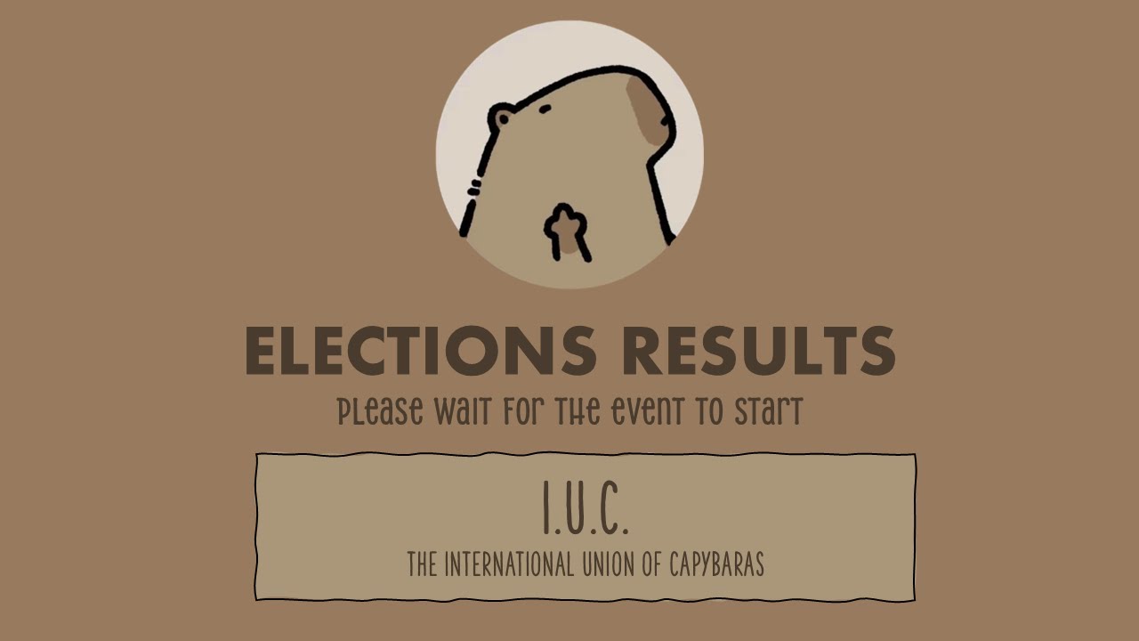 Elections Results - Vice President and Capybarian Council of the I.U.C.