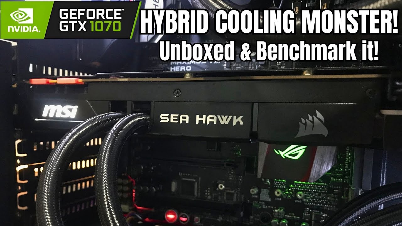Unboxing Used MSI Sea Hawk X GTX 1070 - Hybrid GPU Tested in 2025!