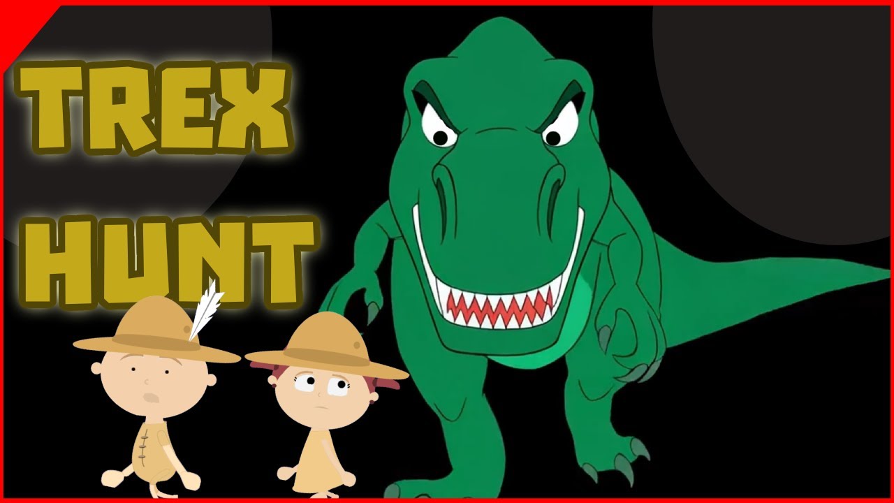 T-Rex escape from ZOO! We're going on a TREX HUNT | Spooky cartoon for kids!