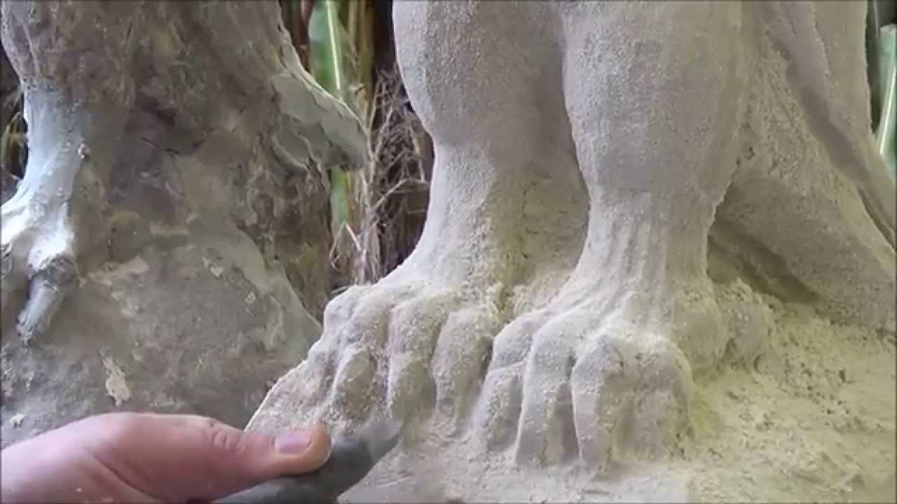 Carving a stone Falcon- (fast version)