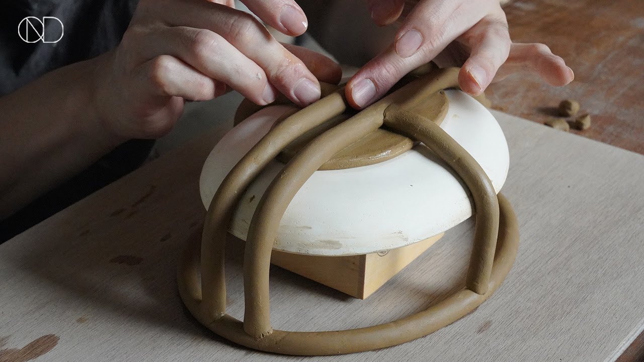 코일링 기법으로 만드는 도자기 바구니 : How to Make a Ceramic Basket [ONDO STUDIO]