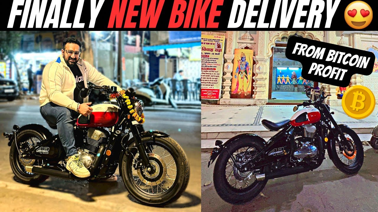 TAKING DELIVERY OF NEW BIKE FROM CRYPTO TRADING PROFIT🤑💸💰