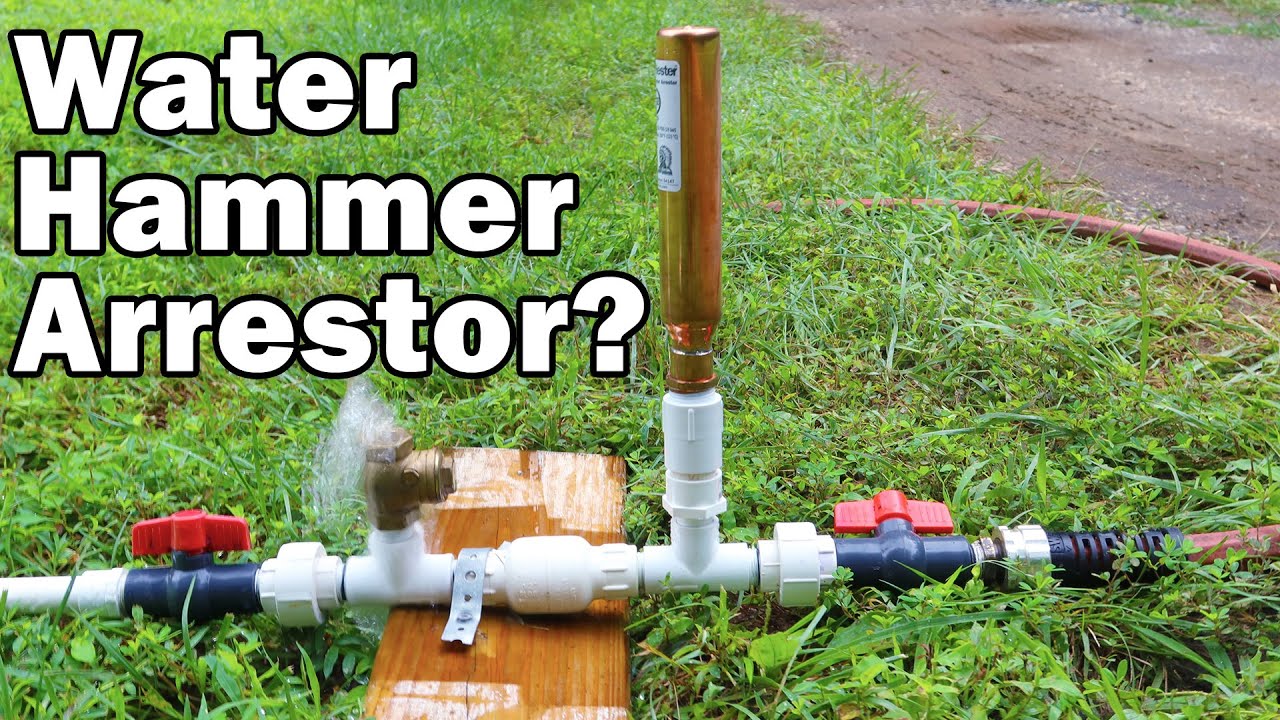 Ram Pump Water Hammer Arrester as a Pressure Tank