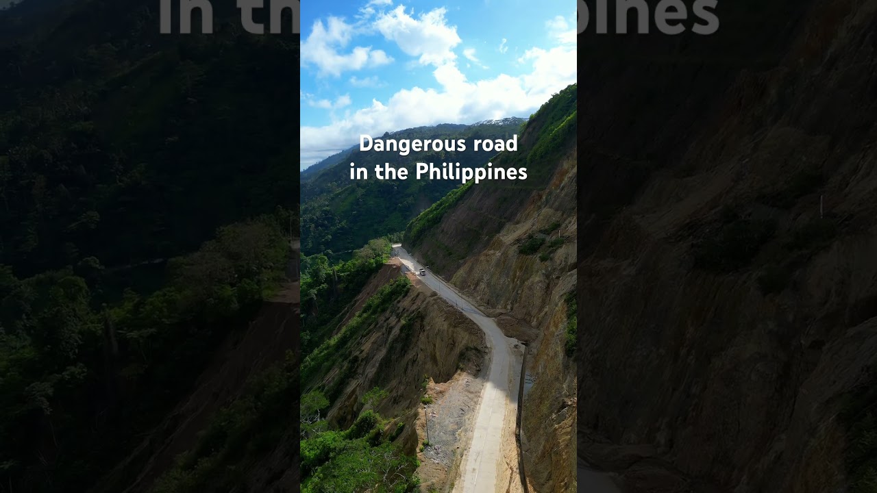 Most dangerous road in Mindanao Philippines #road #dangerous #roadtrip