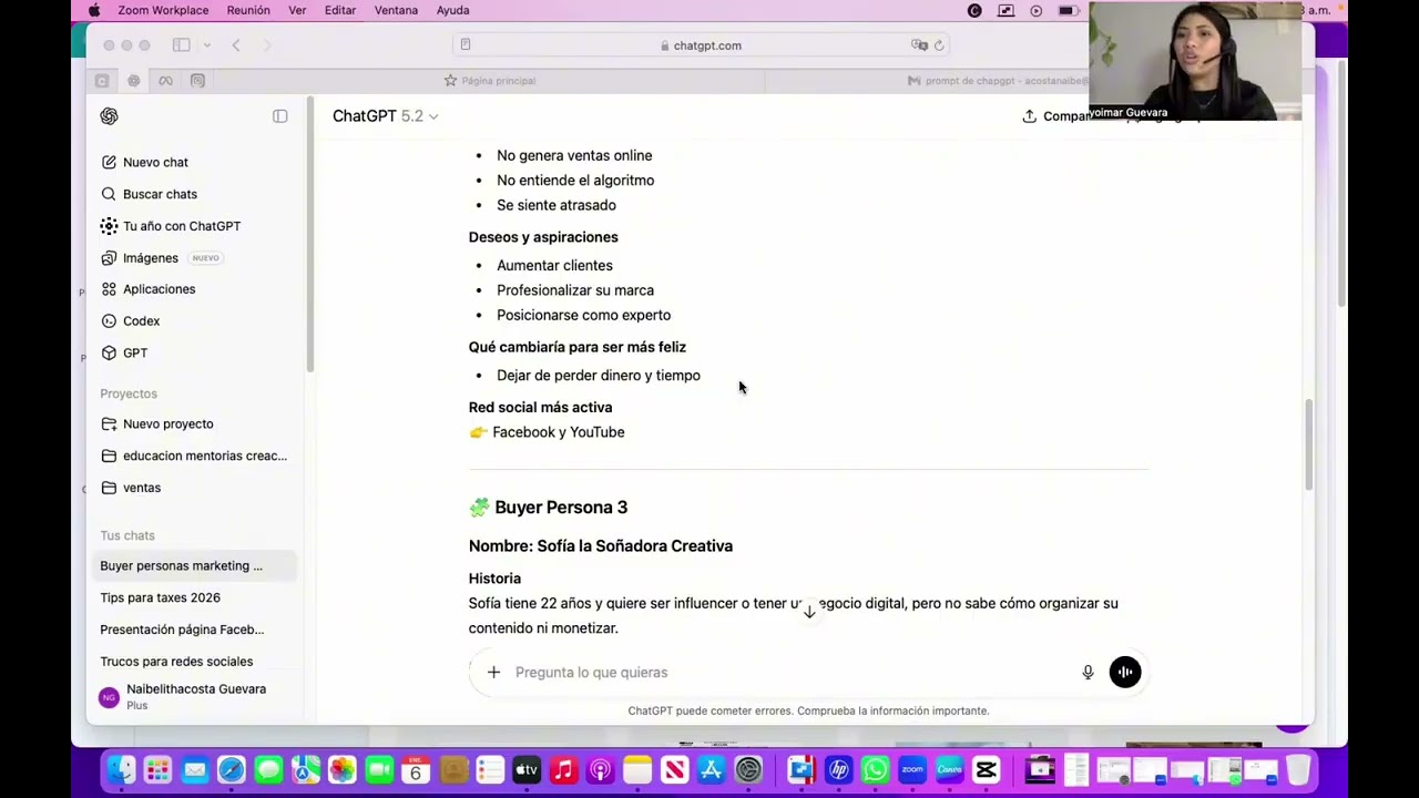 CHATGPT 2026 CREANDO CLIENTE IDEAL PARA PRODUCTO O SERVICIOS 
