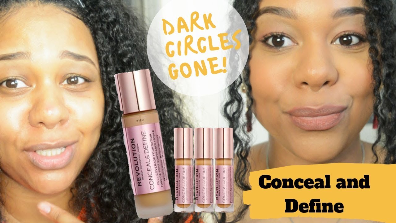 F12.2, C11-C12.5 MakeupRevolution Conceal and define for dark skin review and swatches