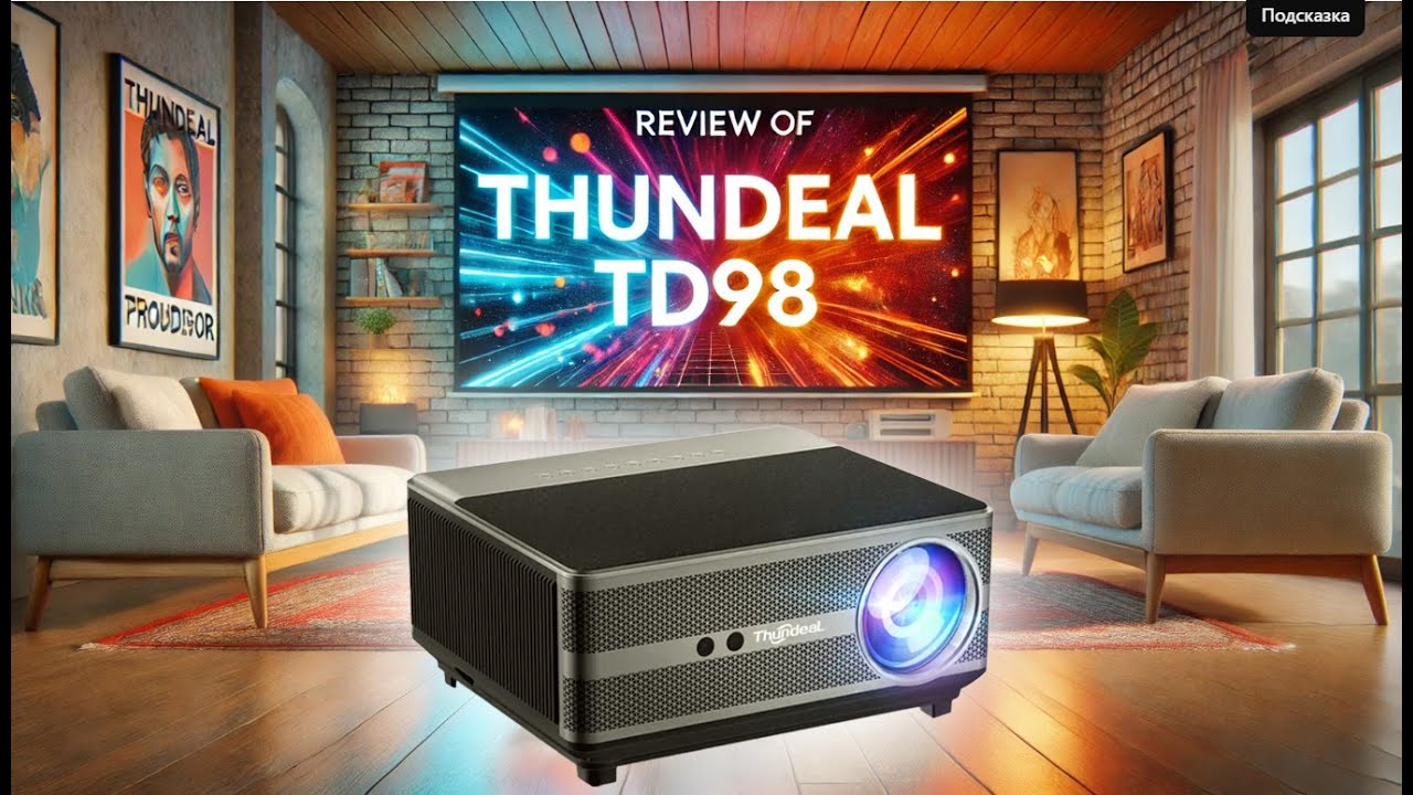 Домашний кинотеатр на новом уровне: Обзор проектора ThundeaL TD98 Full HD 🔥