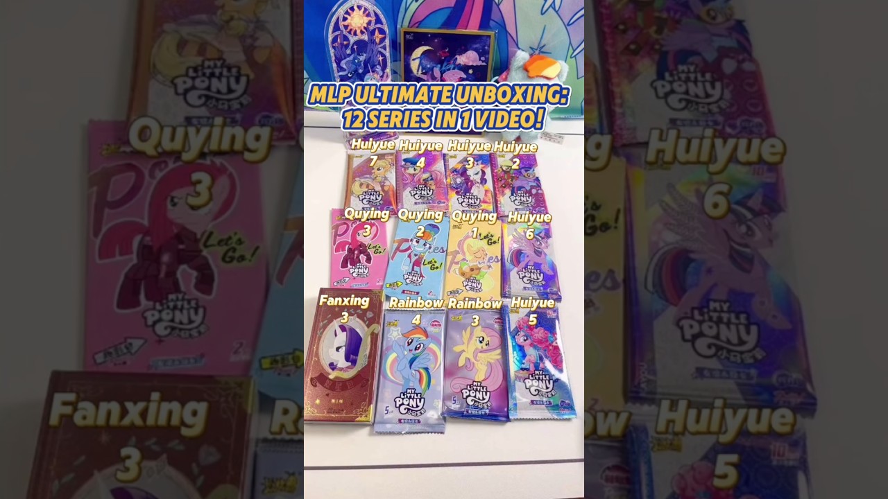 MLP ULTIMATE UNBOXING: 12 PACKS * 5 RARES * 3 DISCONTINUED! #MLPCards #mlpcollector #kayou #unboxing