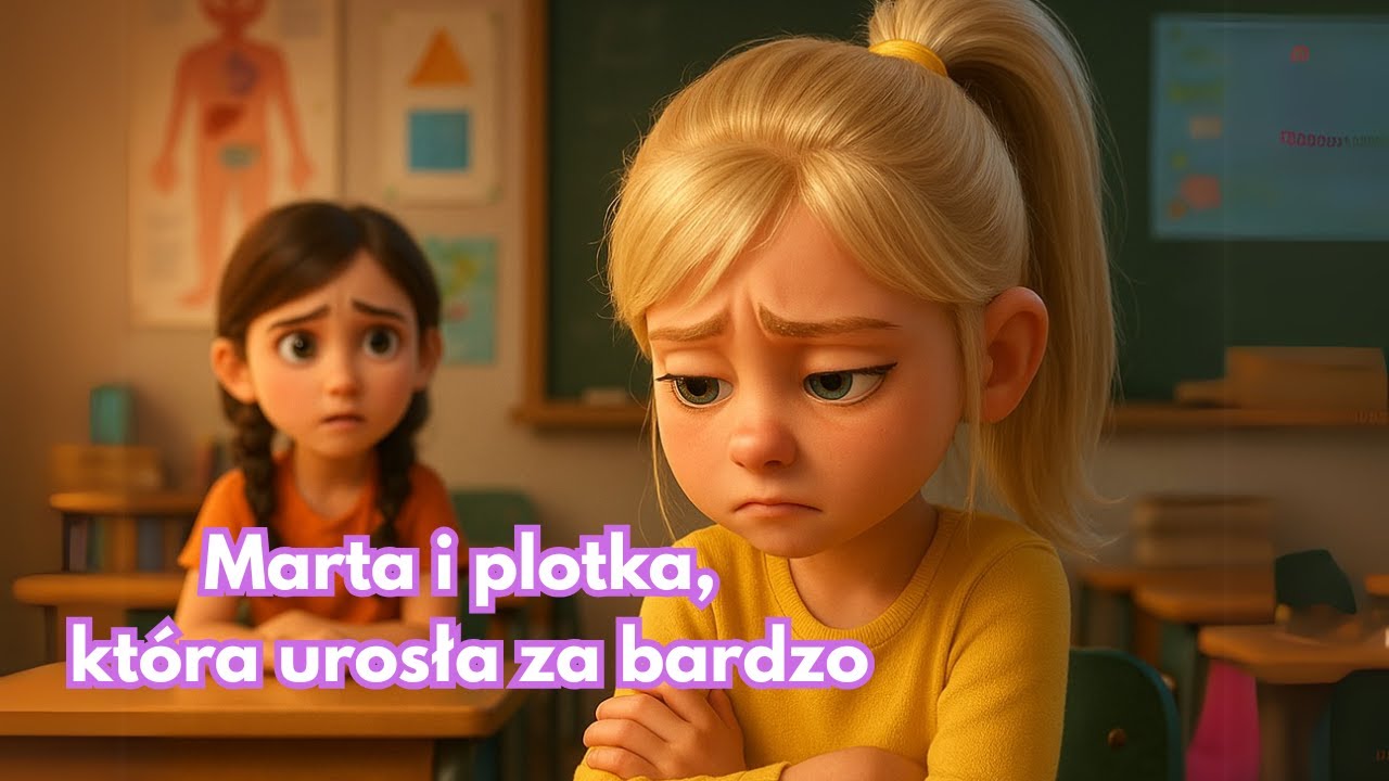 Marta i Plotka, Kt&oacute;ra Urosła Za Bardzo - Bajka Do Słuchania Dla Dzieci Na Dobranoc