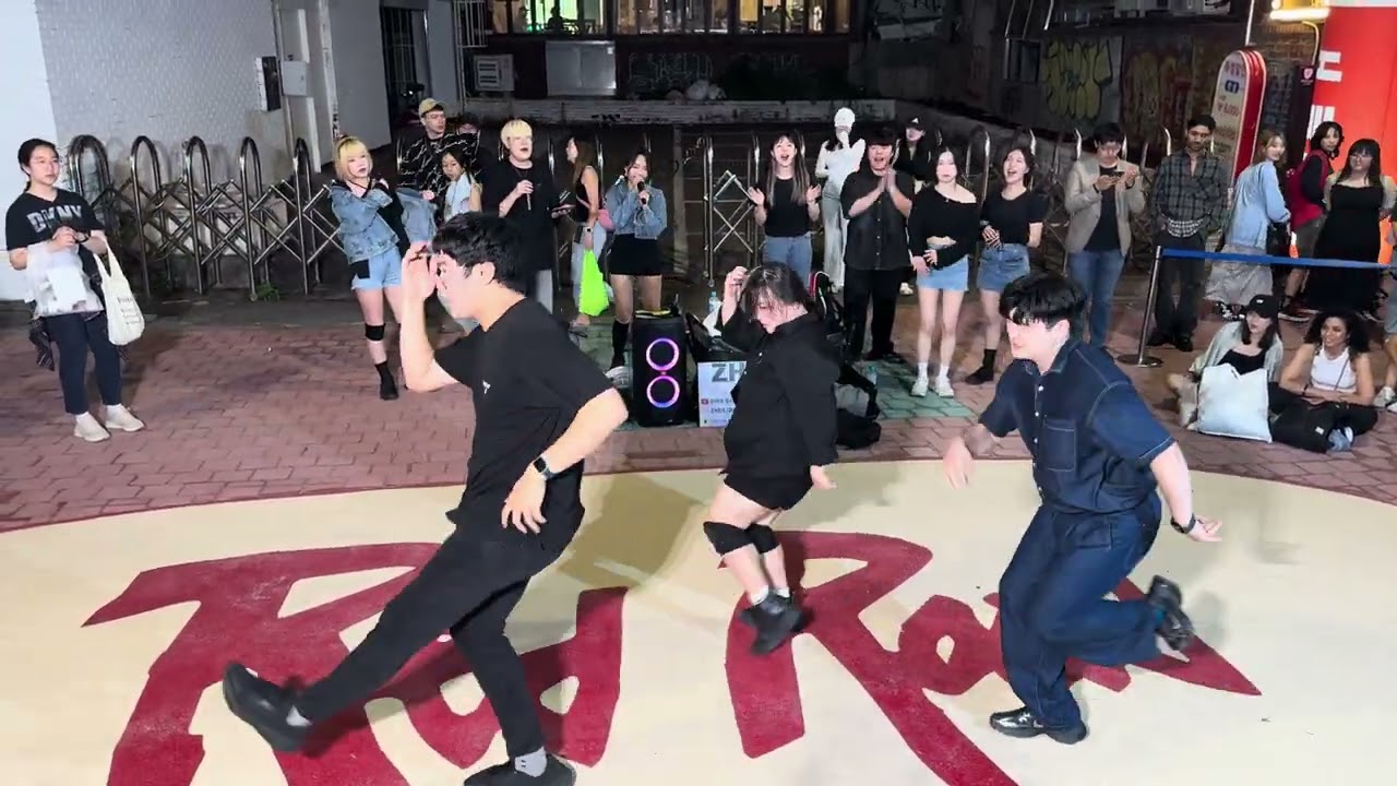 HONGDAE K-POP BUSKING - [MONSTA X] Gambler (3)