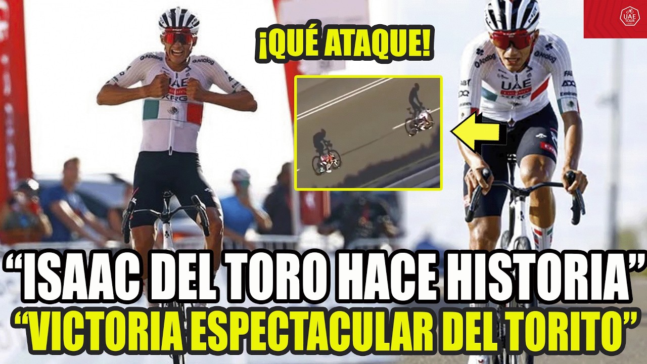 ¡ORGULLO MEXICANO! DEL TORO GANA Y SE CONVIERTE EN LEYENDA TRAS GANAR TIBERI Y EVENEPOEL TOUR UAE