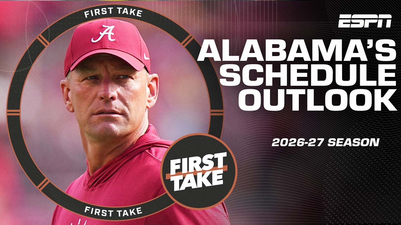 10-2?! 👀 Прогнозы на расписание Алабамы на сезон 2026-27 🏈 | First Take