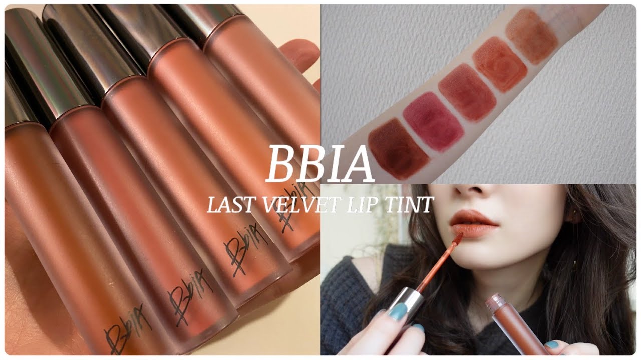 【BBIA LAST VELVET LIP TINT】マイベスコスリップを全色レビュー！
