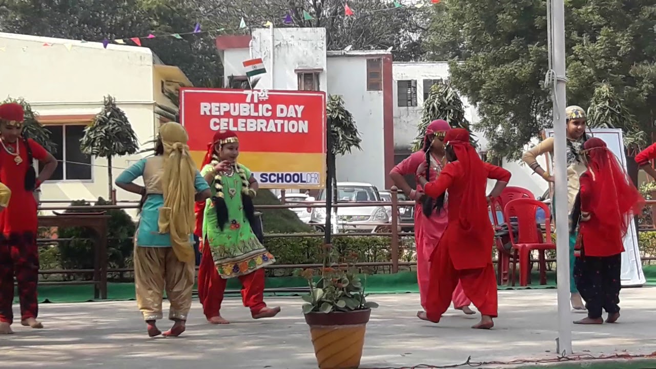 Republic Day Celebration, 2020 at D A V Model School, CFRI.