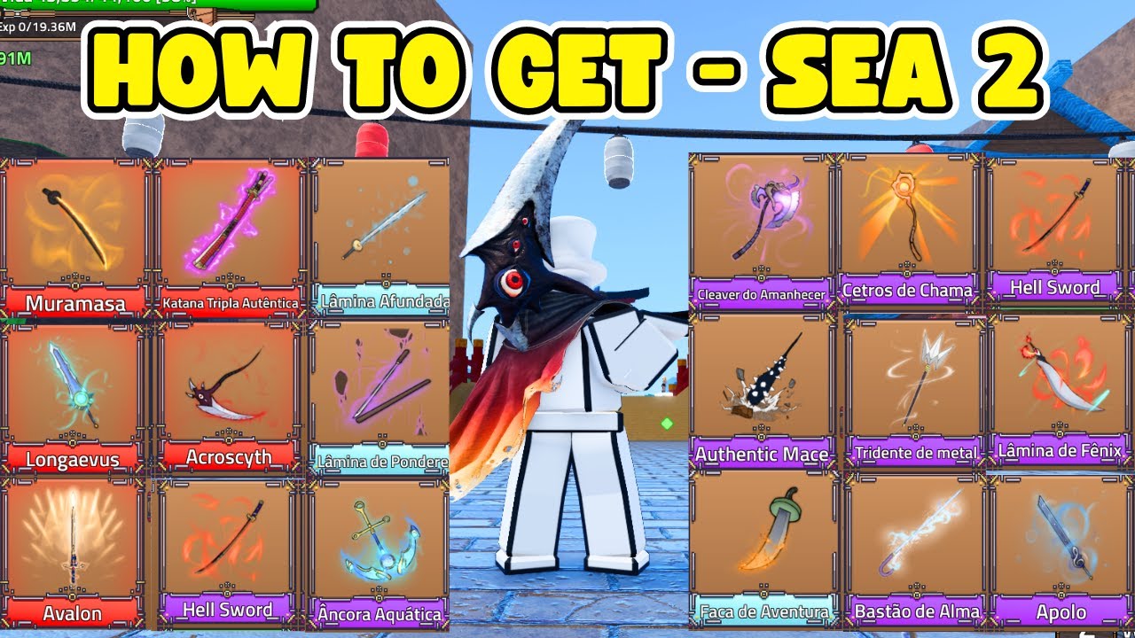 HOW TO GET ALL SWORDS IN KING LEGACY - SECOND SEA