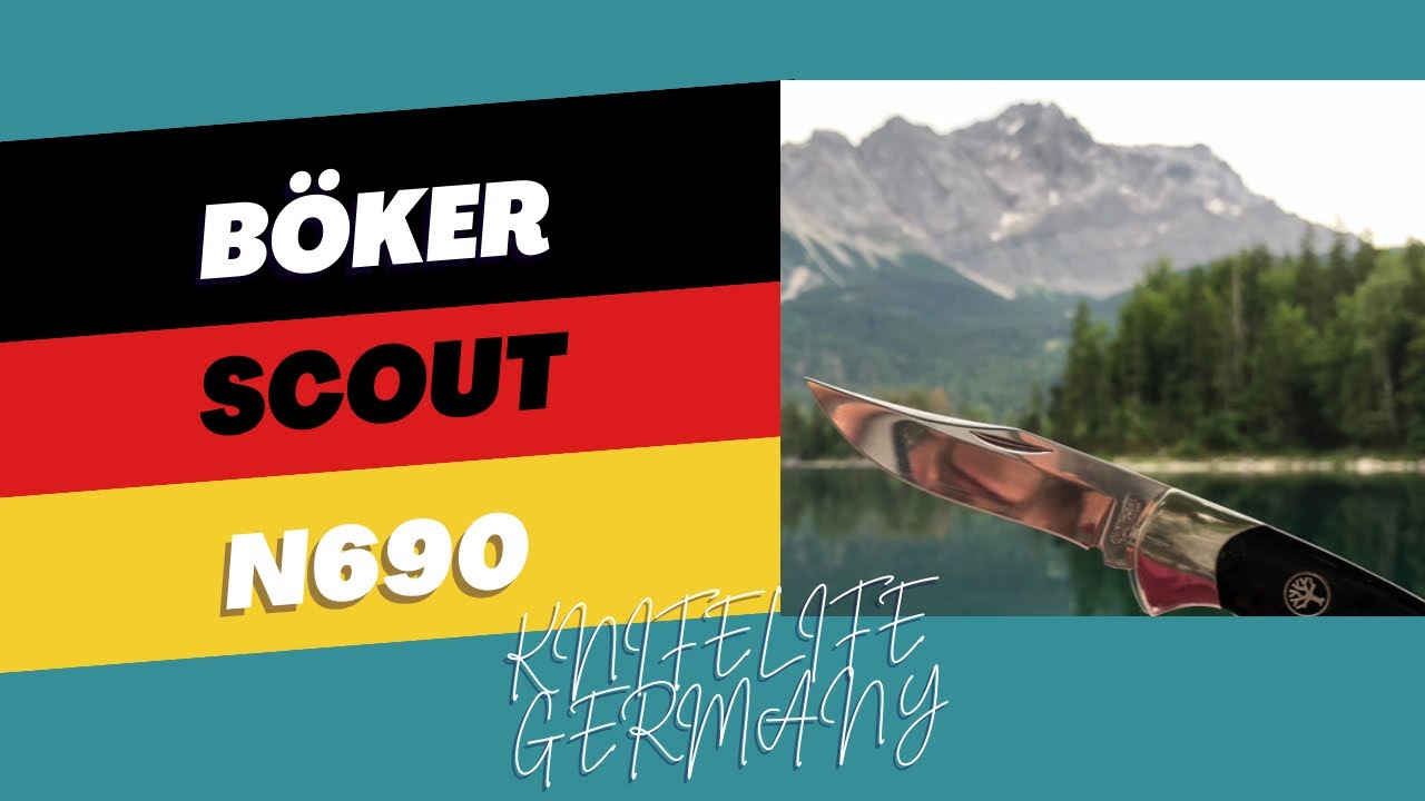 Böker Scout N690 buffalo horn