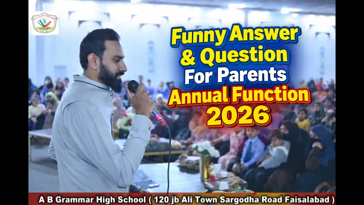 Funny Quotes for Parents 😂 | AB Grammar High School Annual Function 2026”